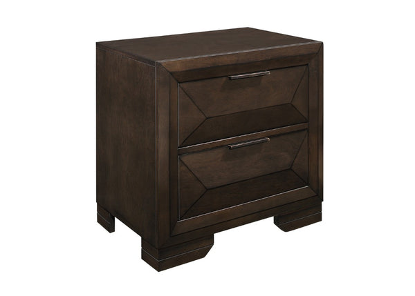 English Elm Queen Bedroom Set Five Piece Espresso Bookcase Headboard Dresser and Nightstands B011S05548