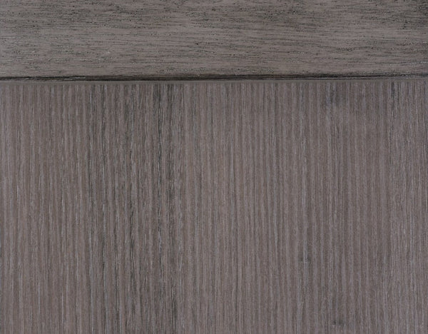 English Elm Queen Bedroom Set with Faux Leather Headboard Industrial Rivet Hardware Weathered Gray B011S05713
