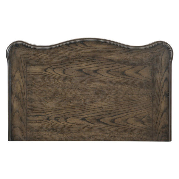 English Elm California King 5 Piece Bedroom Set Oak Veneer Tufted Headboard Traditional Style B011S05834
