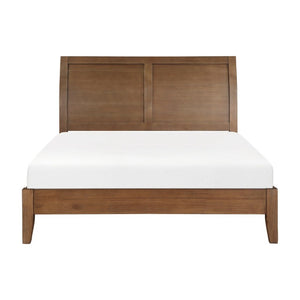 English Elm Eastern King 6 Piece Bedroom Set Sleigh Headboard Wire Brushed Wood Transitional Suite B011S05849