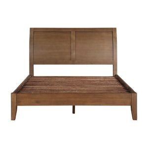 English Elm California King 6 Piece Bedroom Set Wire Brushed Wood with Sleigh Headboard B011S05851