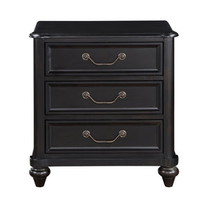 English Elm Eastern King Bedroom Set with Birch Veneer Dresser Chest Mirror and Nightstands B011S05917