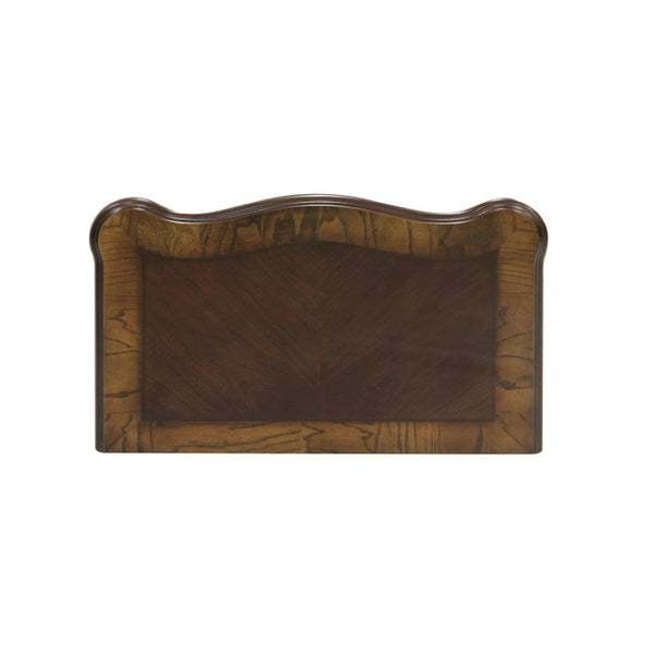 English Elm Night Stand Dresser Mirror and Chest Traditional 5 Piece Cherry Burl Bedroom Set B011S06049