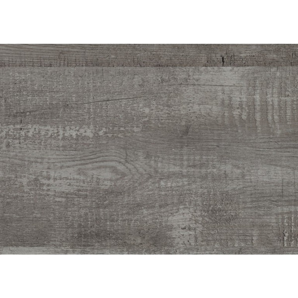 English Elm Night Stand Dresser Mirror and Chest 5 Pc Gray Woodgrain Bedroom Set with Black Pulls B011S06099