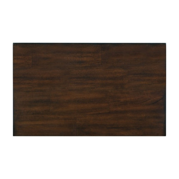 English Elm Eastern King Sleigh Bed Set Mango Veneer Storage Drawers Warm Brown Transitional B011S06113