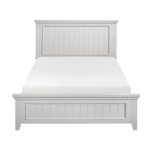 English Elm Eastern King Farmhouse Bedroom Set Shiplap Panel Bed with Two Nightstands B011S06206