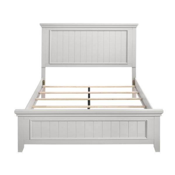 English Elm Eastern King Farmhouse Bedroom Set Shiplap Panel Bed with Two Nightstands B011S06206