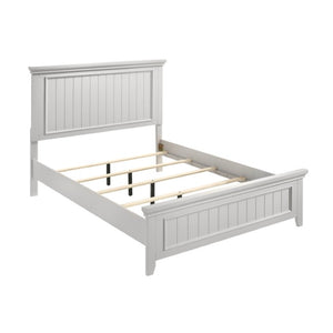 English Elm Eastern King Farmhouse Bedroom Set Shiplap Panel Bed with Two Nightstands B011S06206