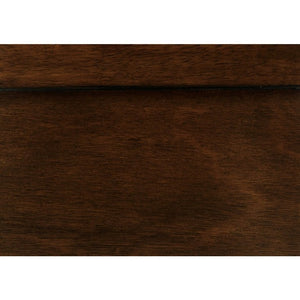 English Elm California King Sleigh Bedroom Set Louis Philippe Style Okume Veneer Brown Cherry B011S06235