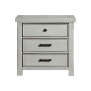 English Elm Eastern King Storage Bed and Nightstand Set Acacia Hardwood Modern Gray Bedroom B011S06272