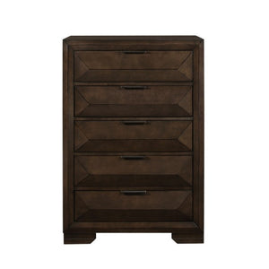 English Elm California King Bedroom Set Bookcase Headboard Birch Veneer Espresso 3 Piece B011S06450