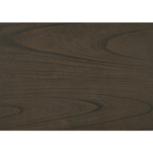 English Elm California King Bedroom Set Chenille Tufted Headboard Wire Brushed Walnut Finish B011S06654