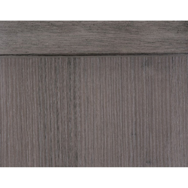 English Elm Night Stand Dresser Mirror and Chest Industrial Bedroom Set with Weathered Gray Finish B011S06749