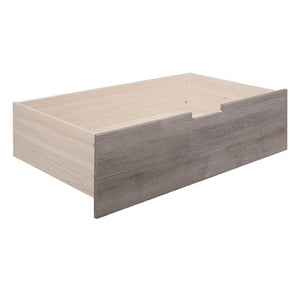 English Elm Twin Platform Bed Set with Bookcase Headboard USB Ports Industrial Weathered Wood B011S06766