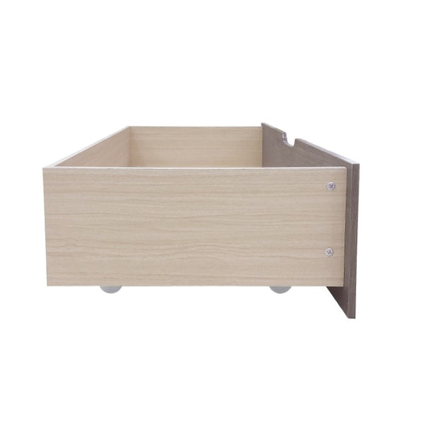 English Elm Twin Platform Bed Set with Bookcase Headboard USB Ports Industrial Weathered Wood B011S06766