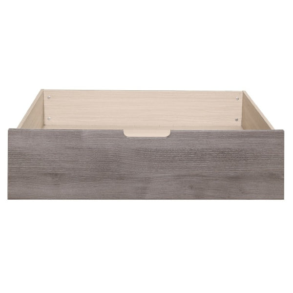 English Elm Twin Platform Bed Nightstand and Chest Industrial Bedroom Set with USB Charging B011S06767
