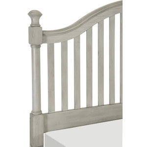 English Elm Eastern King Bedroom Set Pine Oak Slat Headboard Farmhouse Style with Two Nightstands B011S07132