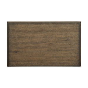 English Elm Night Stand Dresser Mirror Chest 4 Piece Bedroom Set Knotty Pecan Wood Veneer B011S07140