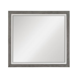English Elm Night Stand Dresser Mirror Chest Bedroom Set Ivory Gray Contemporary Storage B011S07150