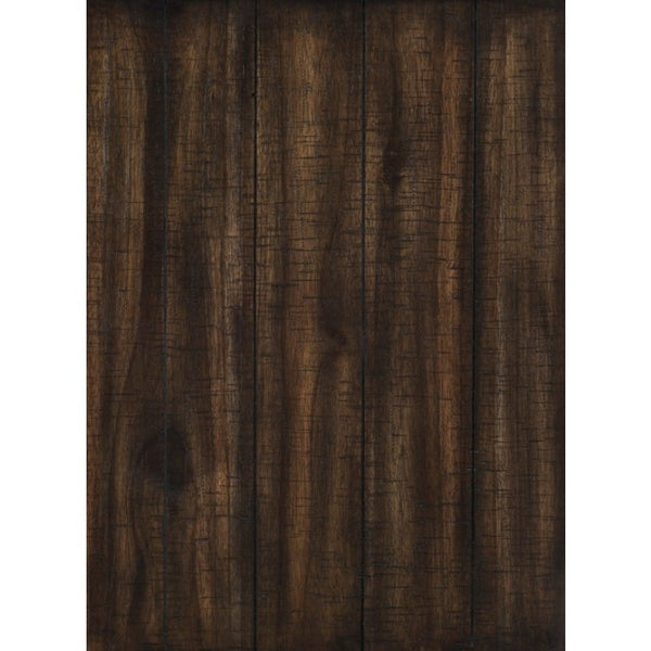 English Elm Queen Bedroom Set with Nightstand and Chest in Hand-Textured Acacia Driftwood Finish B011S07169