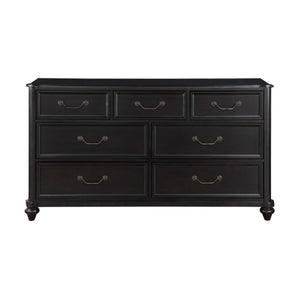 English Elm Night Stand Dresser Mirror Chest 4 Piece Birch Veneer Bedroom Set Traditional Style B011S07170
