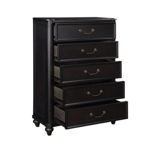 English Elm California King Bedroom Set Birch Veneer Traditional Style with Footboard Storage B011S07177