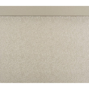 English Elm Twin Bedroom Set Tufted Faux Leather Headboard with Nightstands in Off White Glam B011S07254