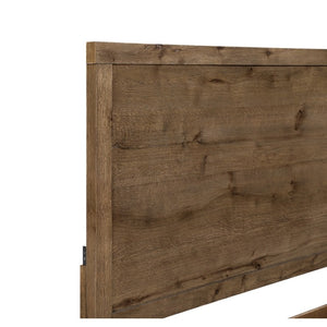 English Elm California King Bedroom Set French Oak Veneer with USB Charging Nightstands Included B011S07337