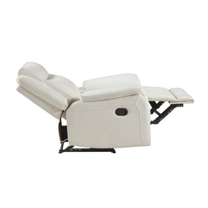 English Elm Contemporary Reclining Sofa Loveseat Chair Set Beige Microfiber Tab Pull Living Room B011S07366