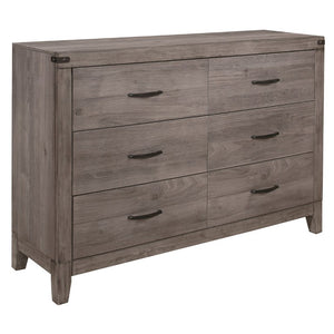 English Elm Twin Platform Bedroom Set Industrial Weathered Wood with Trundle and Bookcase Headboard B011S07437