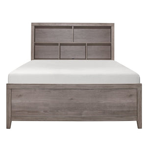 English Elm Twin Platform Bedroom Set with Trundle Bookcase Headboard Industrial Storage Six Piece B011S07438