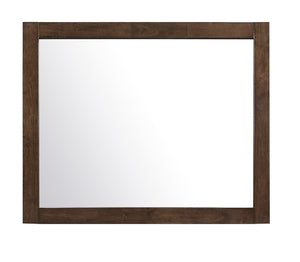 English Elm Queen Panel Bedroom Set with Dresser Mirror and Nightstands in Espresso Finish B011S07508