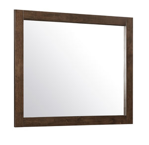 English Elm Queen Panel Bedroom Set with Dresser Mirror and Nightstands in Espresso Finish B011S07508