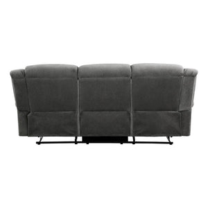 English Elm 3Pc Manual Reclining Living Room Set Microfiber Upholstered Sofa Loveseat and Chair B011S07599