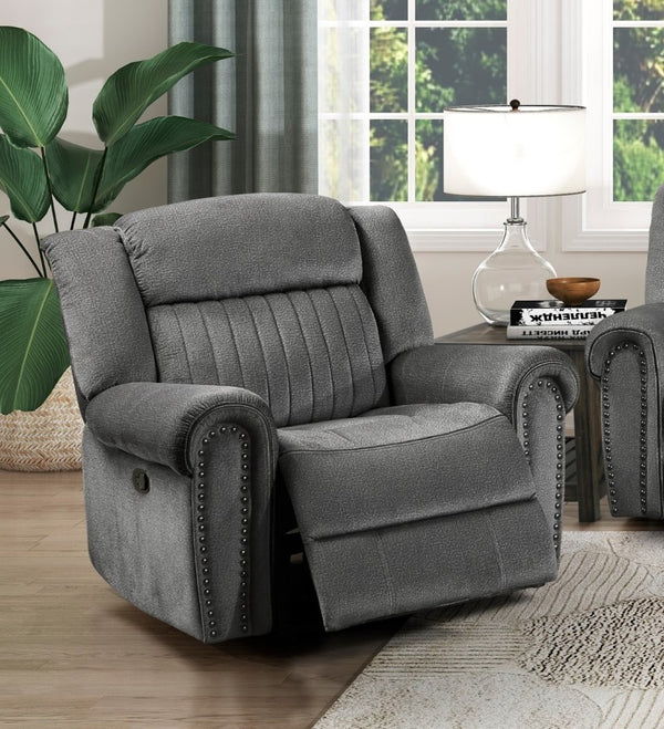 English Elm 3Pc Manual Reclining Living Room Set Microfiber Upholstered Sofa Loveseat and Chair B011S07599
