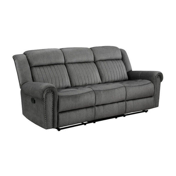 English Elm 3Pc Manual Reclining Living Room Set Microfiber Upholstered Sofa Loveseat and Chair B011S07599