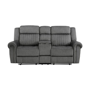 English Elm 3Pc Manual Reclining Living Room Set Microfiber Upholstered Sofa Loveseat and Chair B011S07599