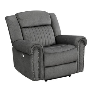 English Elm 3Pc Power Reclining Living Room Set Microfiber Sofa Loveseat Chair USB Charging B011S07601