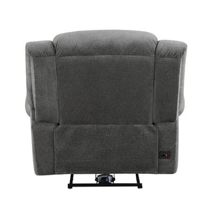 English Elm 3Pc Power Reclining Living Room Set Microfiber Sofa Loveseat Chair USB Charging B011S07601