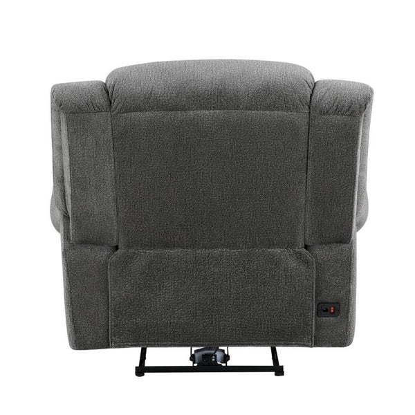 English Elm 3Pc Power Reclining Living Room Set Microfiber Sofa Loveseat Chair USB Charging B011S07601
