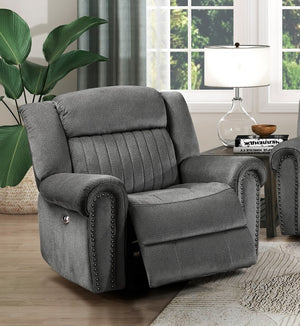 English Elm 3Pc Power Reclining Living Room Set Microfiber Sofa Loveseat Chair USB Charging B011S07601