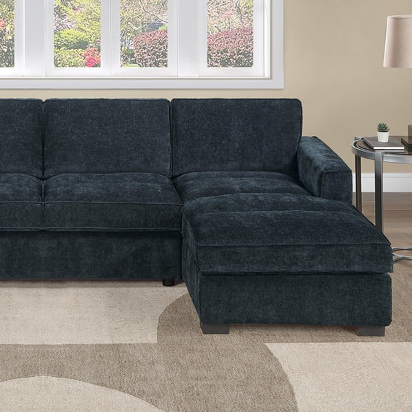 English Elm U-Sectional Chenille Sofa with LAF RAF Chaise Ends for Spacious Living Rooms B011S07604