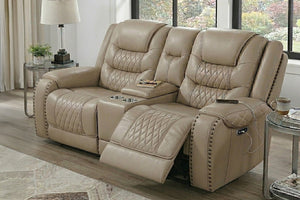 English Elm Top Grain Leather Match Power Motion Seating with Zero Gravity and USB Charging 2pc Set (Loveseat & Recliner Chair) B011S07623