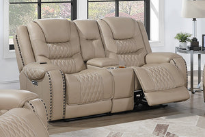 English Elm Top Grain Leather Match Power Motion Seating with Zero Gravity and USB Charging 2pc Set (Loveseat & Recliner Chair) B011S07623