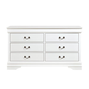English Elm White Three Piece Bedroom Collection with Dresser Nightstand and Curved Mirror Frame White Twin Bed, Dresser, Mirror & 2 Nightstands B011S08018