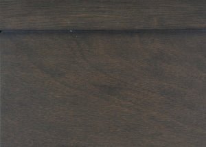 English Elm Gray Louis Philippe Queen Sleigh Bedroom Set with Okume Veneer and Brass Hardware B011S08237