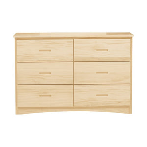 English Elm White Cottage Kids Bedroom Set with Bow Front Dresser Bead Board Nightstand and Mirror Natural 2-Piece B011S08263