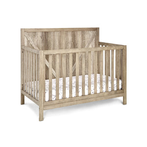 English Elm Barnside Convertible Crib with Distressed Finish Grows From Nursery to Full Bed B02257230