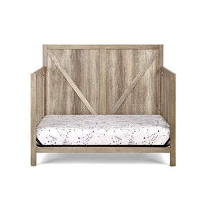 English Elm Barnside Convertible Crib with Distressed Finish Grows From Nursery to Full Bed B02257230