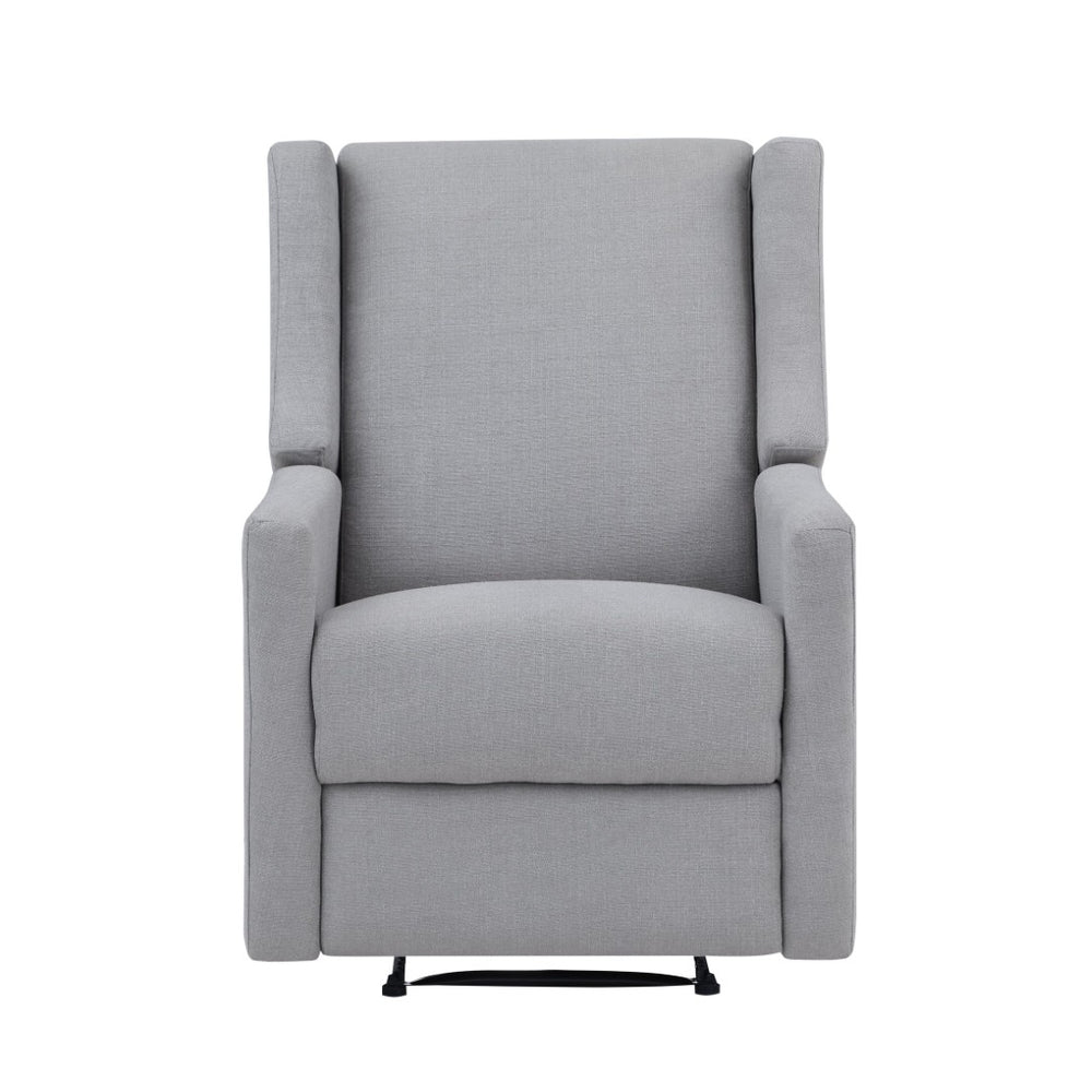 English Elm Pronto Wingback Power Recliner Neutral Upholstered Lounge Chair for Living Rooms B02257239